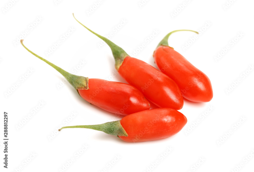 Goji berry isolated on white background Goji berry isolated on white background