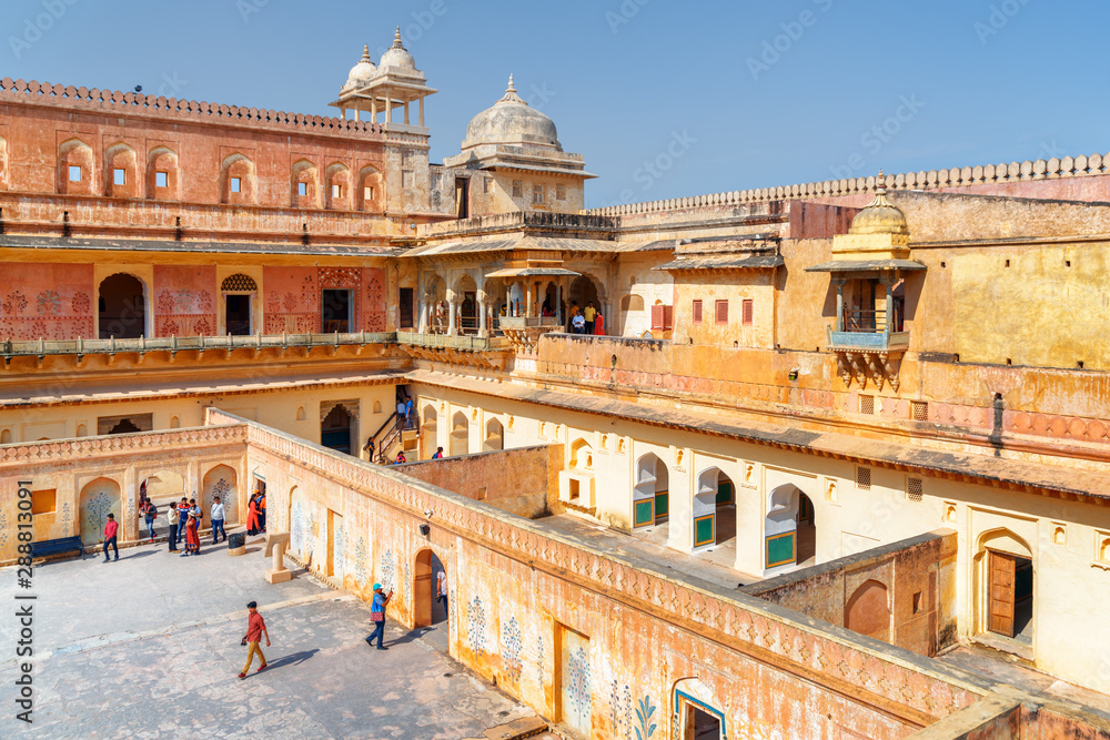 Fabulous view of the Palace of Man Singh I, India