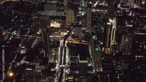 Wallpaper Mural Siam and Rachathewi districts aerial views, rooftop bar, in Bangkok, Thailand Torontodigital.ca