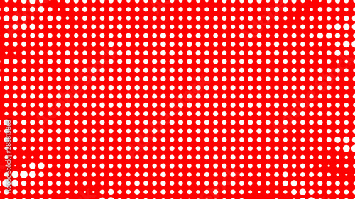 Red abstract background with circles. Red texture