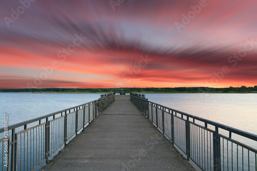 Sunset on the lake © Anton Petrus