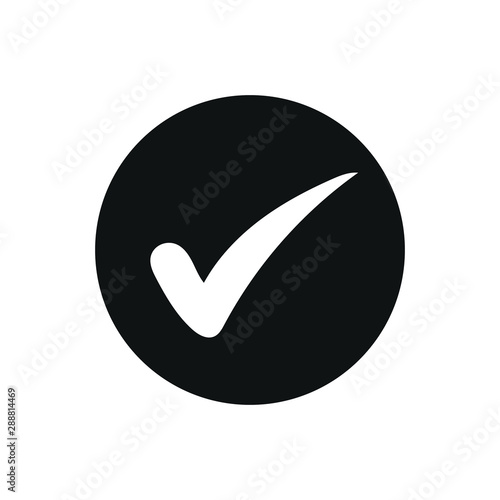 Check Mark Icon, Right Click Icon Vector Illustration – Vector