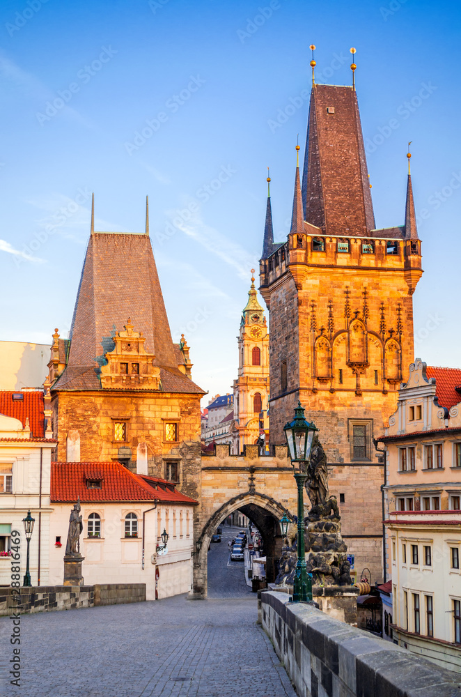 Fototapeta premium Praga, Czechy - Most Karola