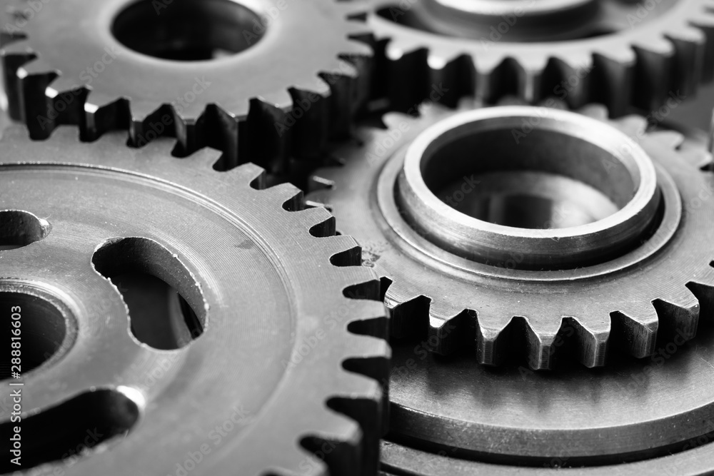 perspective view of industrial engine gear wheel perspective view of industrial engine gear wheel