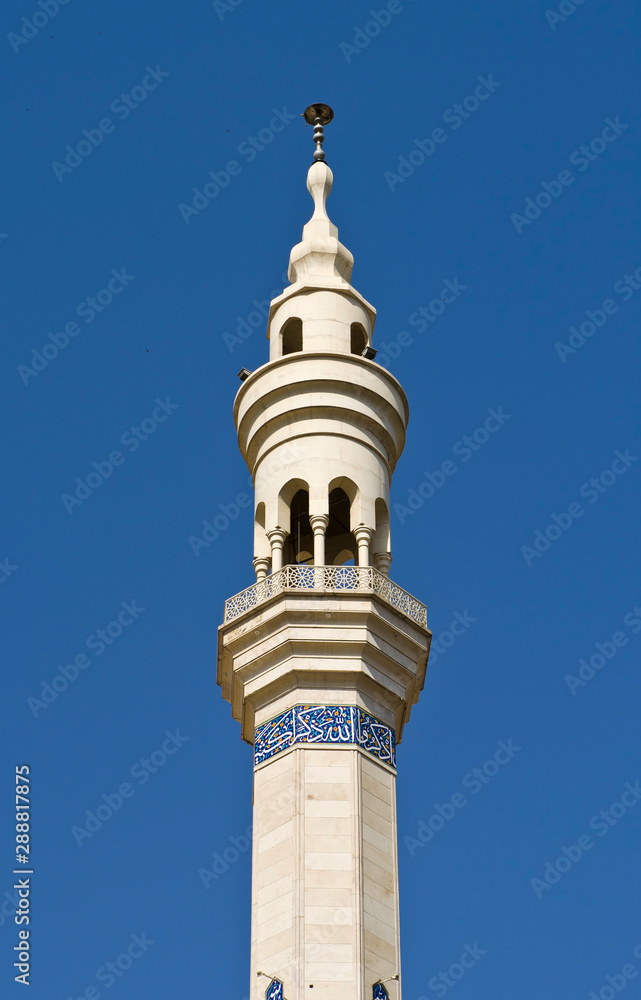 Mosque minaret, Tehran, Iran