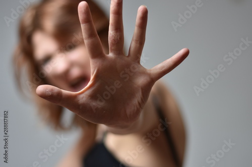 Canvas Print Séquestration d'une femme