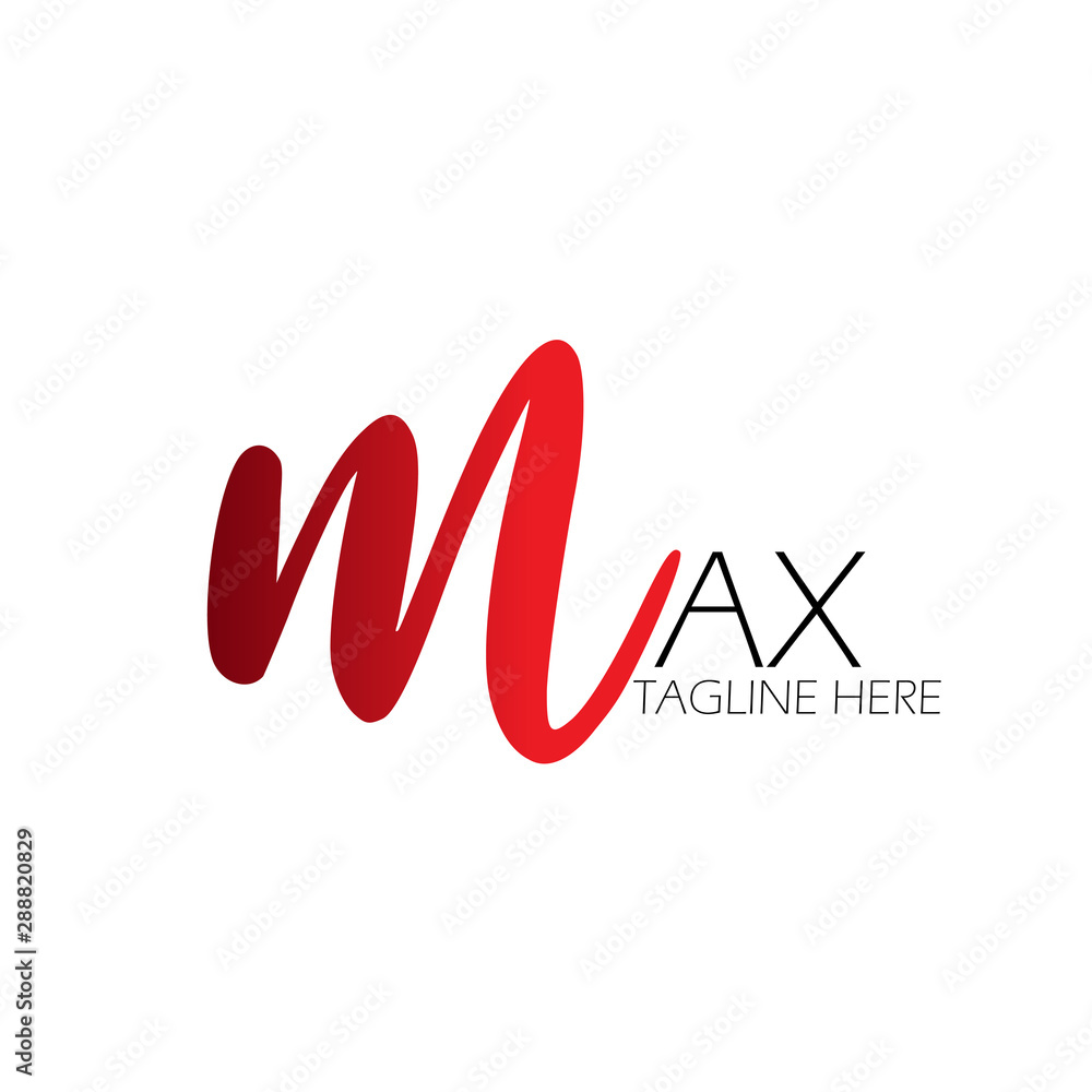 Max Logo Letter Vector Template Design Illustration Max Logo Letter Vector Template Design Illustration