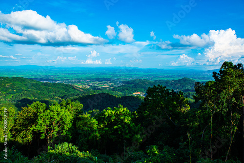 Mountain view when viewed from the KM 12 view point photo