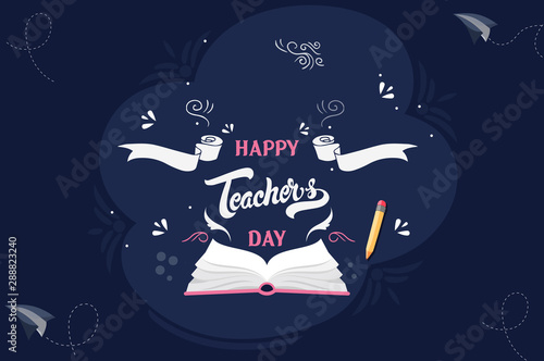 Happy world teacher's day background 4
