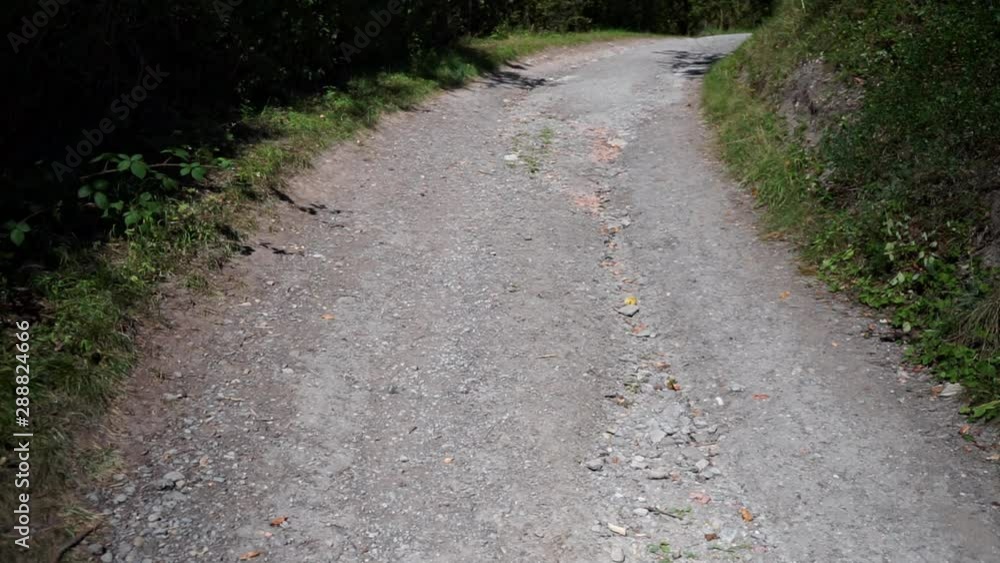 Dirt road with gravel up the hill Dirt road with gravel up the hill