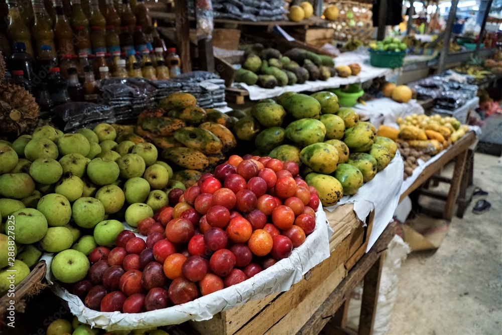 Früchte Markt auf Madagaskar in Afrika
