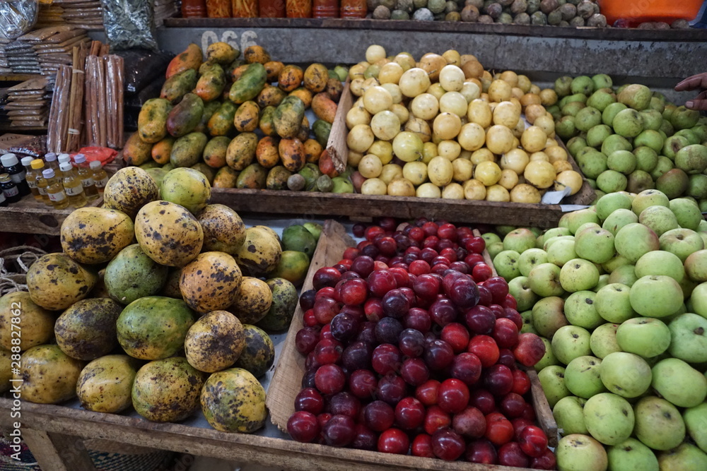 Früchte Markt auf Madagaskar in Afrika