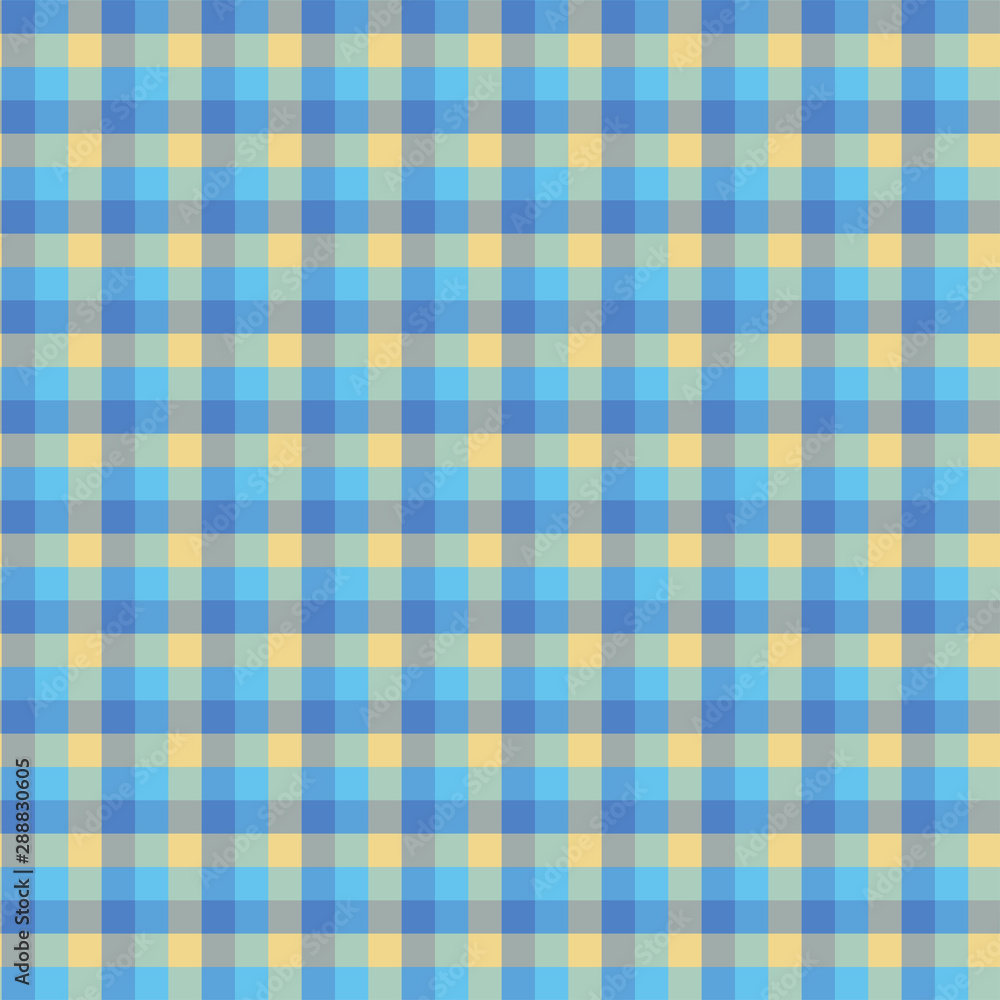 Gingham seamless cyan pattern. Texture for plaid, tablecloths, clothes, shirts,dresses,paper,bedding,blankets,quilts and other textile products. Vector Illustration EPS 10 Gingham seamless cyan pattern. Texture for plaid, tablecloths, clothes, shirts,dresses,paper,bedding,blankets,quilts and other textile products. Vector Illustration EPS 10