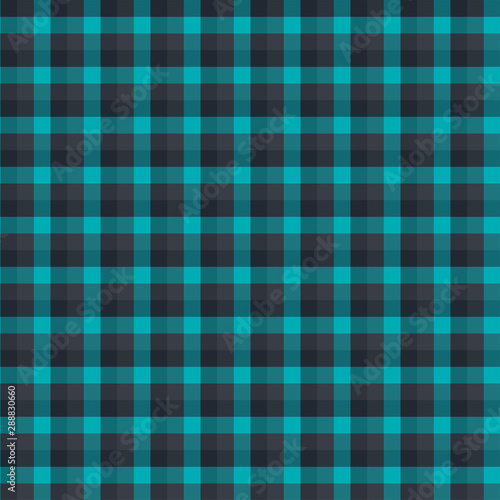 Gingham seamless forest and black pattern. Texture for plaid, tablecloths, clothes, shirts,dresses,paper,bedding,blankets,quilts and other textile products. Vector Illustration EPS 10
