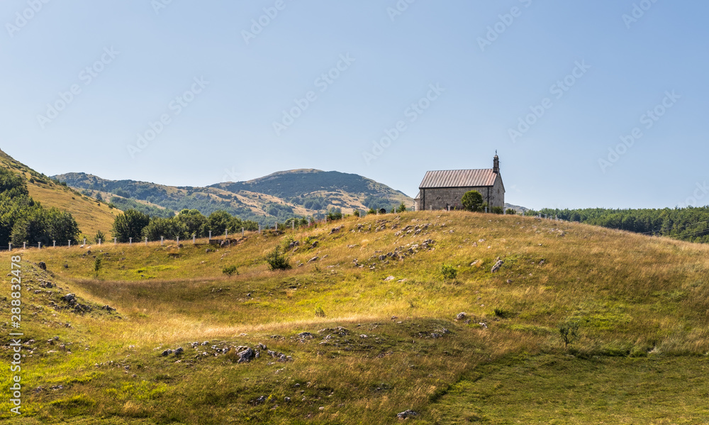 Fototapeta premium Summer mountain Durmitor National Park, Montenegro