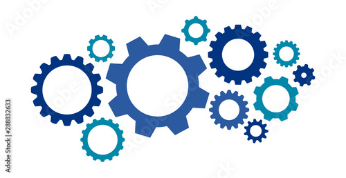 Gearwheel assembly representing an organizing mechanism