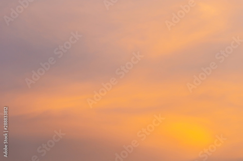 Beautiful Sunset / sunrise with clouds sky with dramatic light for background © JU.STOCKER