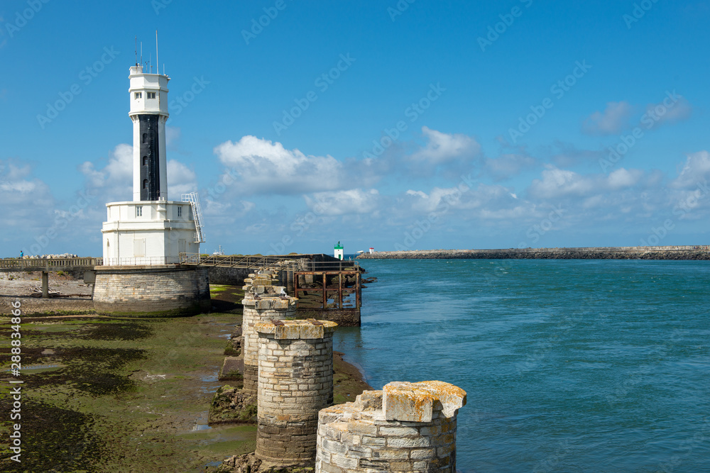 tower of signaux, Adour river, Anglet, France