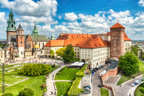 Wawel Castle during the Day, Krakow photo