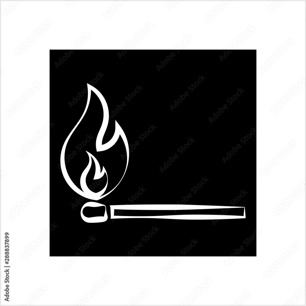 Lit Matchstick, Burning Matchstick Lit Matchstick, Burning Matchstick