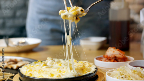 Quadro su tela Cheesy corn