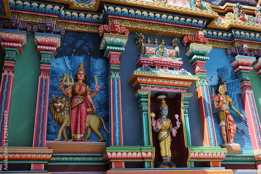 Obraz premium Kannanur Mariamman Kovil , Port Louis auf mauritius