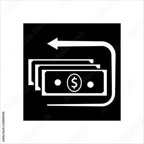 Money Back Dollar Icon Design