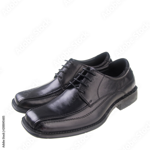 shoe or black color men's shoes on a background.
