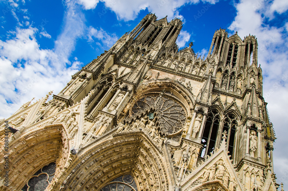 Kathedrale in Reims  Frankreich