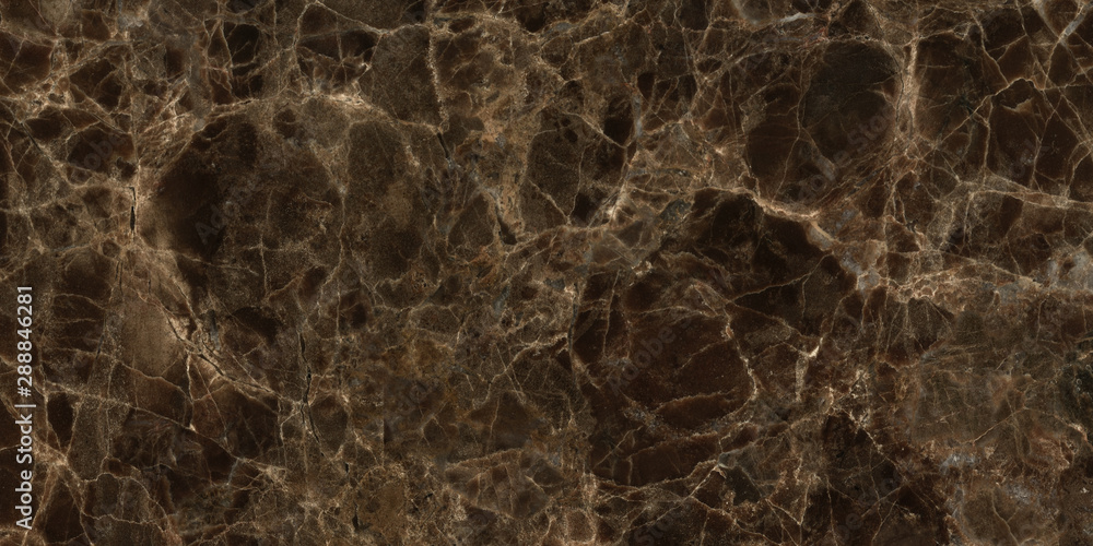 Dark color marble texture, emperador marble surface background.Brown