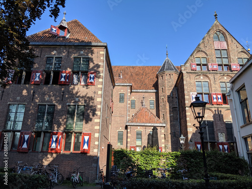 Fototapeta Naklejka Na Ścianę i Meble -  Historical building in the old town of Zwolle