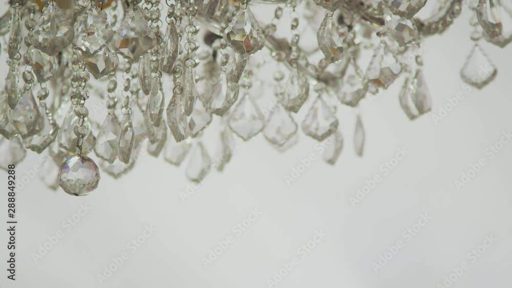 Close up of luxuey chandelier Close up of luxuey chandelier