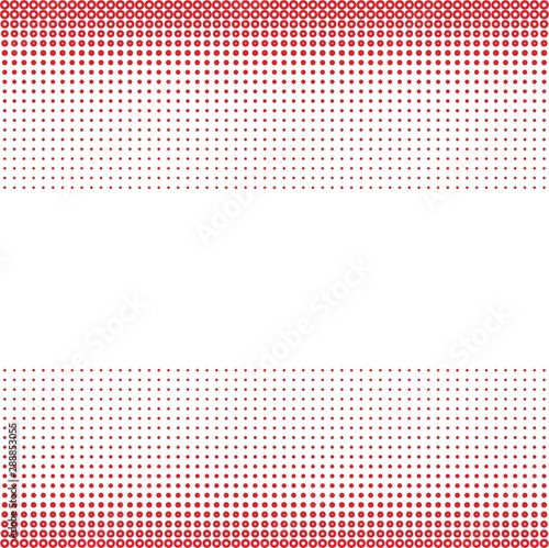 Red rings on white background