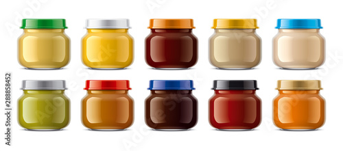 Jar for baby food. 