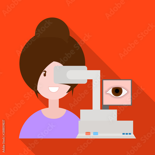 Vector illustration of equipment and test icon. Collection of equipment and cataract vector icon for stock.
