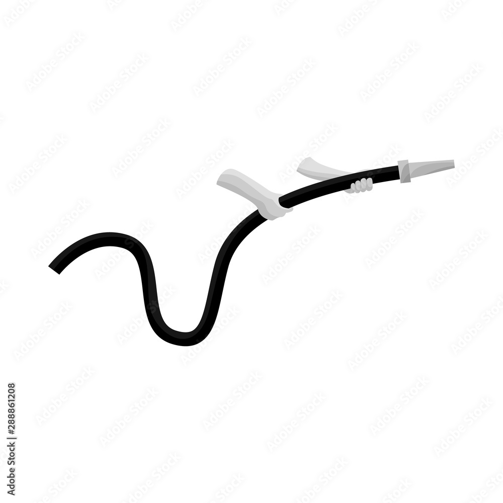 Isolated object of hose and spraying sign. Set of hose and fireman stock symbol for web. Isolated object of hose and spraying sign. Set of hose and fireman stock symbol for web.