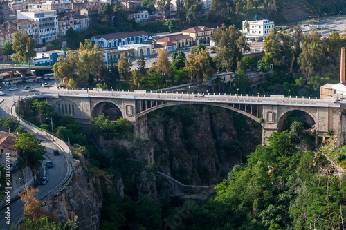 Constantine, Algeria - 05/08/2015: Historical bridge in Constantine photo