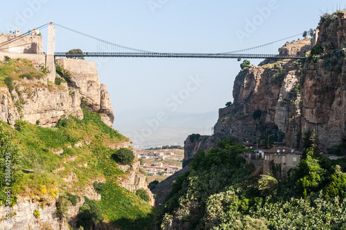 Constantine, Algeria - 05/08/2015: Historical bridge in Constantine
