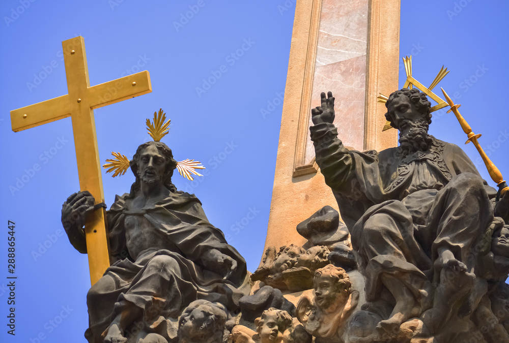 Fototapeta premium Sculpture in Prague