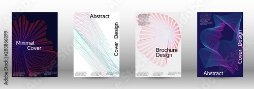 Cover design template set 
