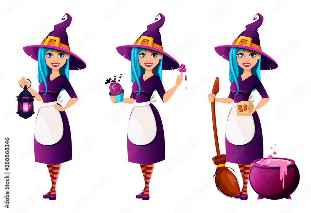 Halloween party. Beautiful lady witch Halloween party. Beautiful lady witch