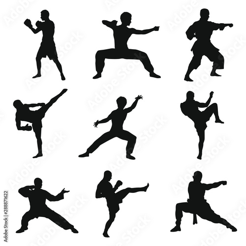 Martial Arts Silhouettes Pack