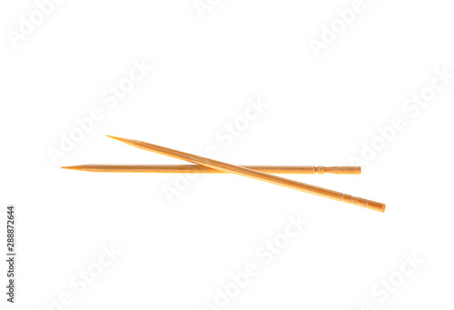 Toothpick isolated on white background © Chanwit