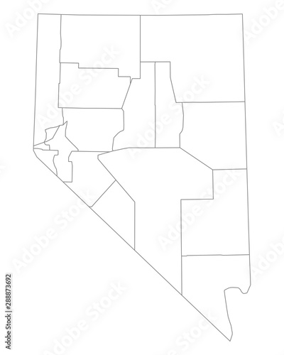 Karte von Nevada