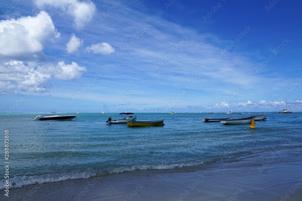 Fototapeta premium Strand auf Mauritius im winter