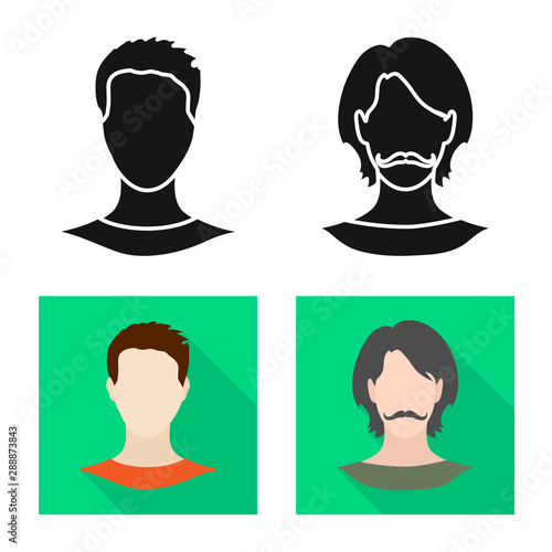 Vector illustration of professional and photo sign. Collection of professional and profile vector icon for stock.