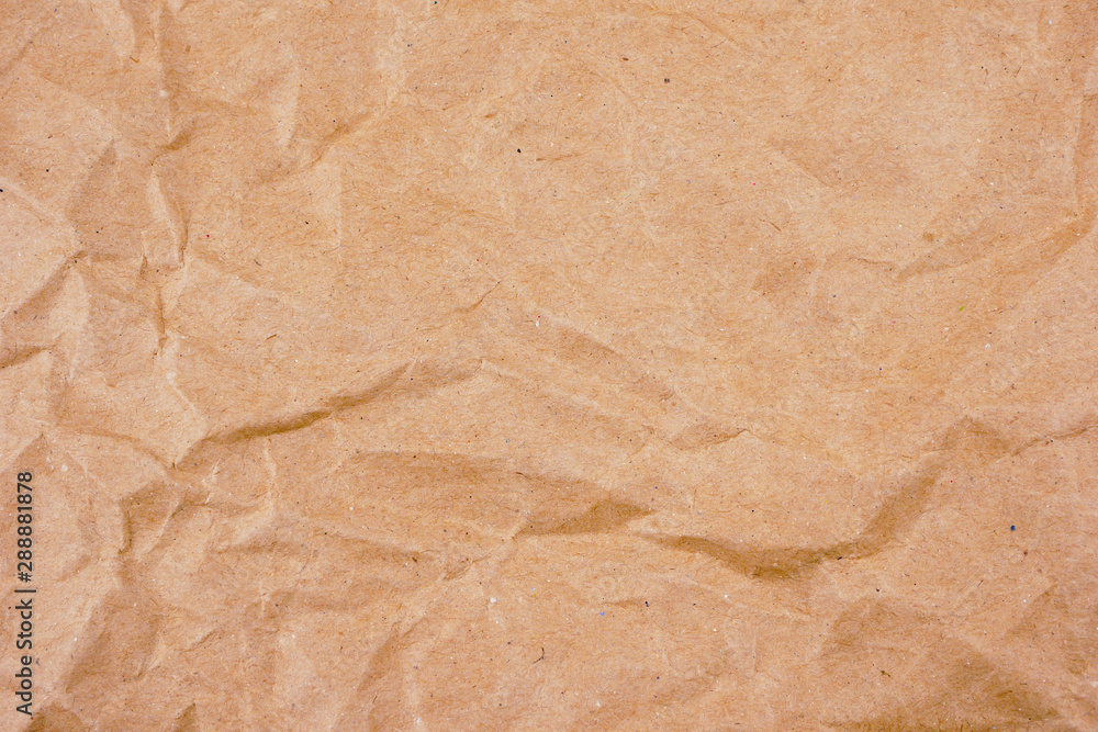 Fototapeta premium background old brown crumpled paper texture