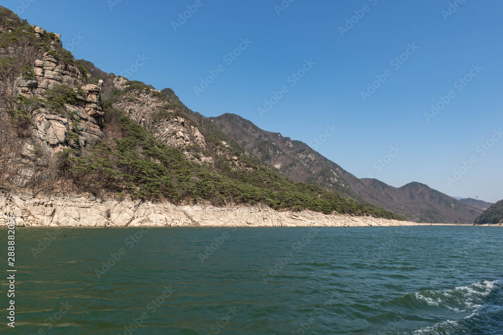 landscape of mountain and lake landscape of mountain and lake