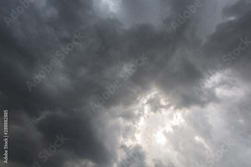 Gothic Skies: A Spooky Background with Dark Clouds