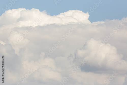 Fototapeta Naklejka Na Ścianę i Meble -  Close up shot of abstract daylight clouds background 